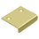 Deltana DCM215U3 Drawer, Cabinet, Mirror Pull, 2" x 1-1/2" in Polished Brass