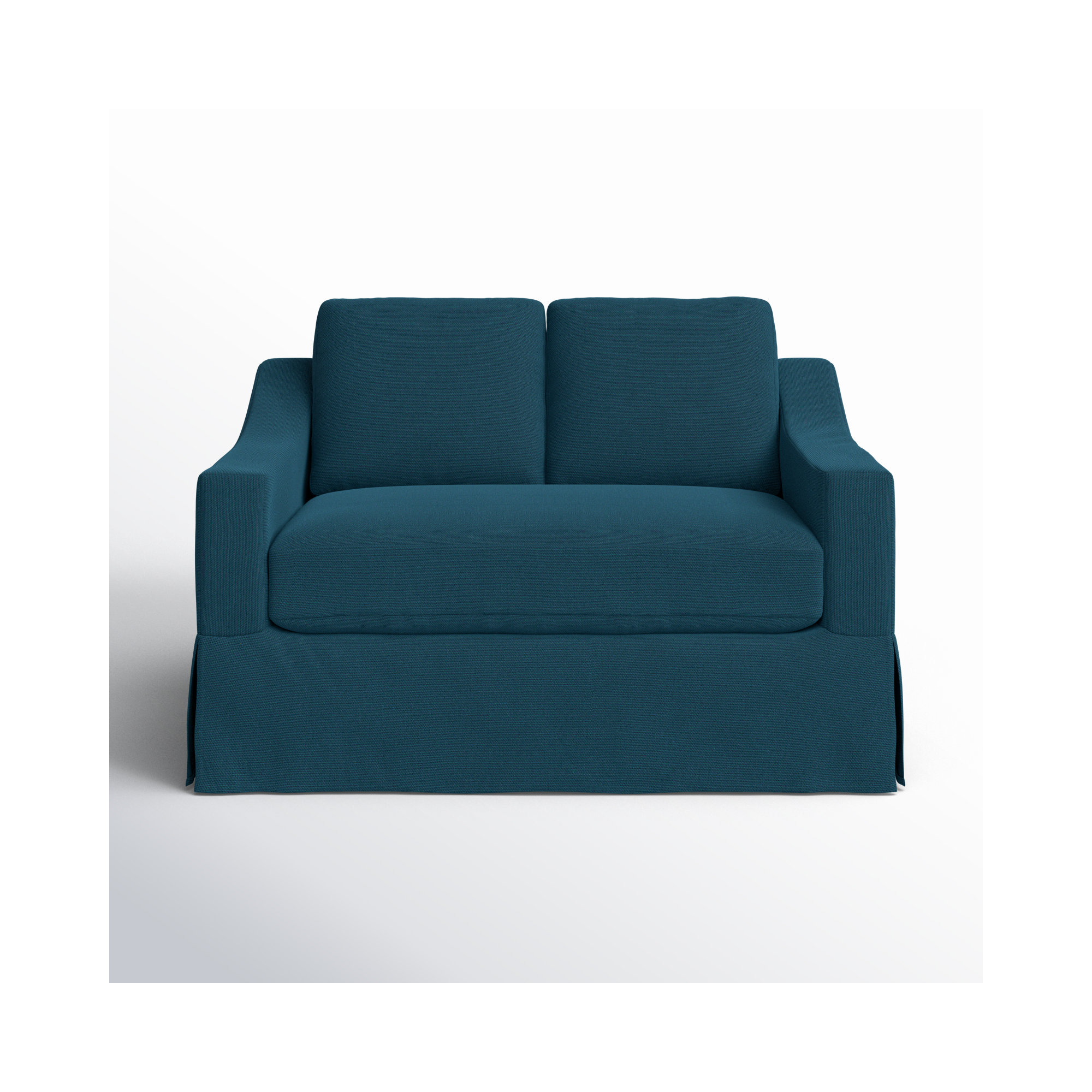 Cranbrook 55.5'' Upholstered Loveseat, Bayou Midnight Canvas