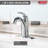 Lahara Single Hole Bathroom Faucet with Drain Assembly, Single Handle Bathroom Sink Faucet-14622306