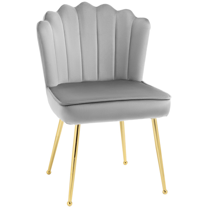 Pumphrey Upholstered Side Chair, Grey
