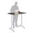 Iceberg Adjustable Metal Base Standing Desk