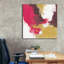 «Epic Graffiti», "Desert Slice 1" par June Erica Vess, art mural sur toile, 37 po x 37 po