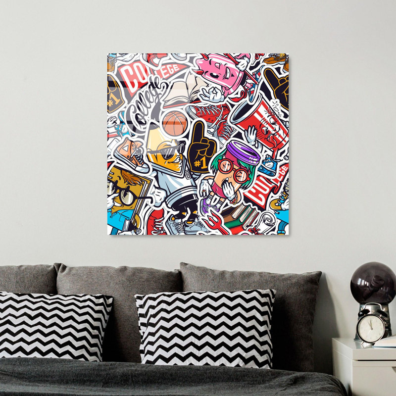 Boze Print on Glass