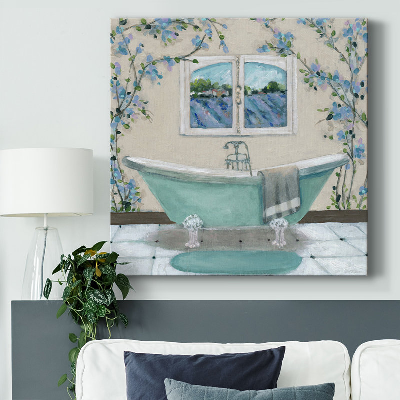 " Tuscany Bath I ", 16" H x 16" W x 1.5" D