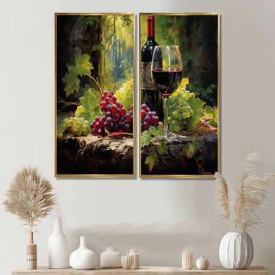 Cabernets calmes - grandes impressions sur toile de vin