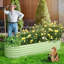 Lit de jardin surélevé en métal 5,5 pi x 4 pi Anesa-2112763635-2014927305