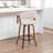 Providence Upholstered Swivel Counter Stool-123200739