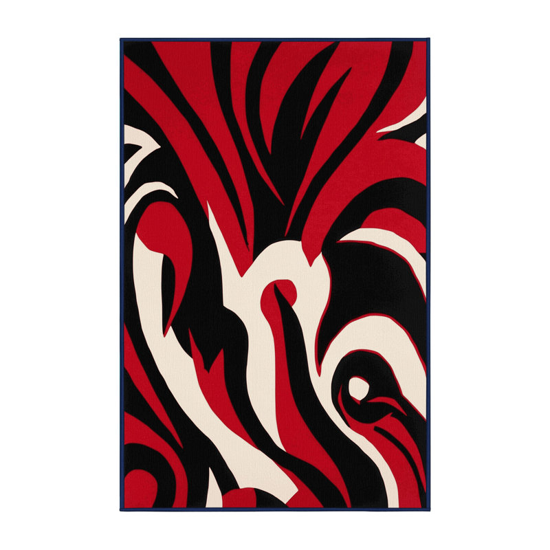Vortex Flame Rug, Rectangle 8' x 12'