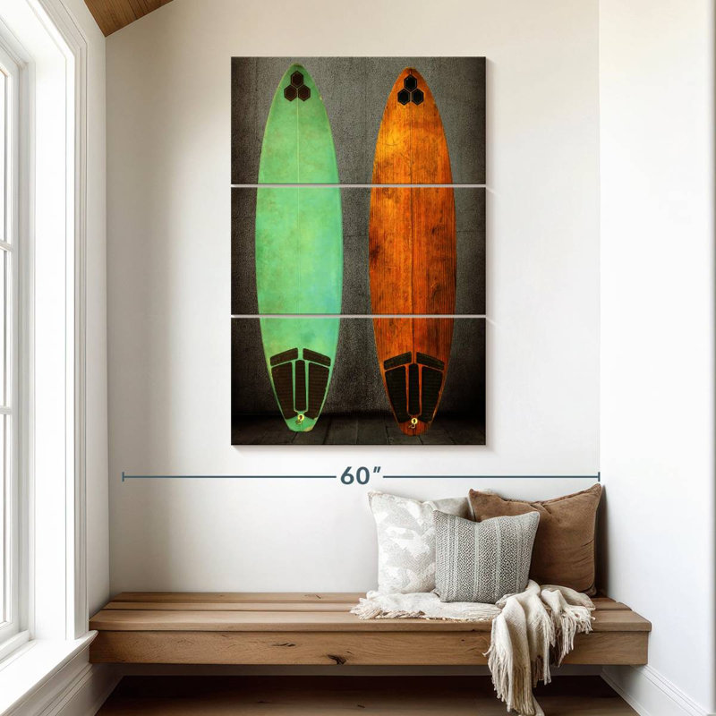 Senne Surfboards Grunge, 50" H x 32" W