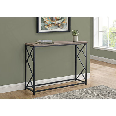 Table moderne étroite, canapé, table d'appoint, console