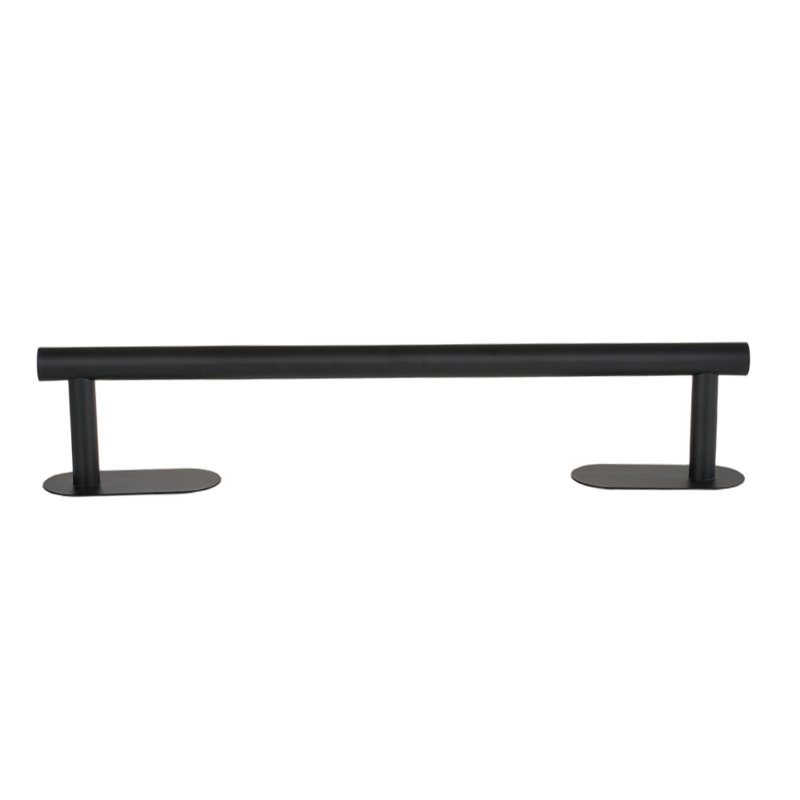 41cm Wall Mounted Required Towel Bar, Black