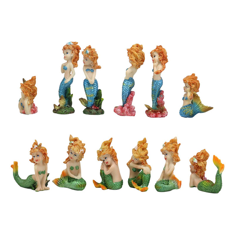 Petite miniature mergirls en plusieurs poses récif Carty