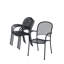 Fauteuil de patio empilable Waynesboro-682893344
