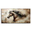  «Brown Horse» par Rich Monet, art mural en verre acrylique, 24 po x 12 po-1049839644