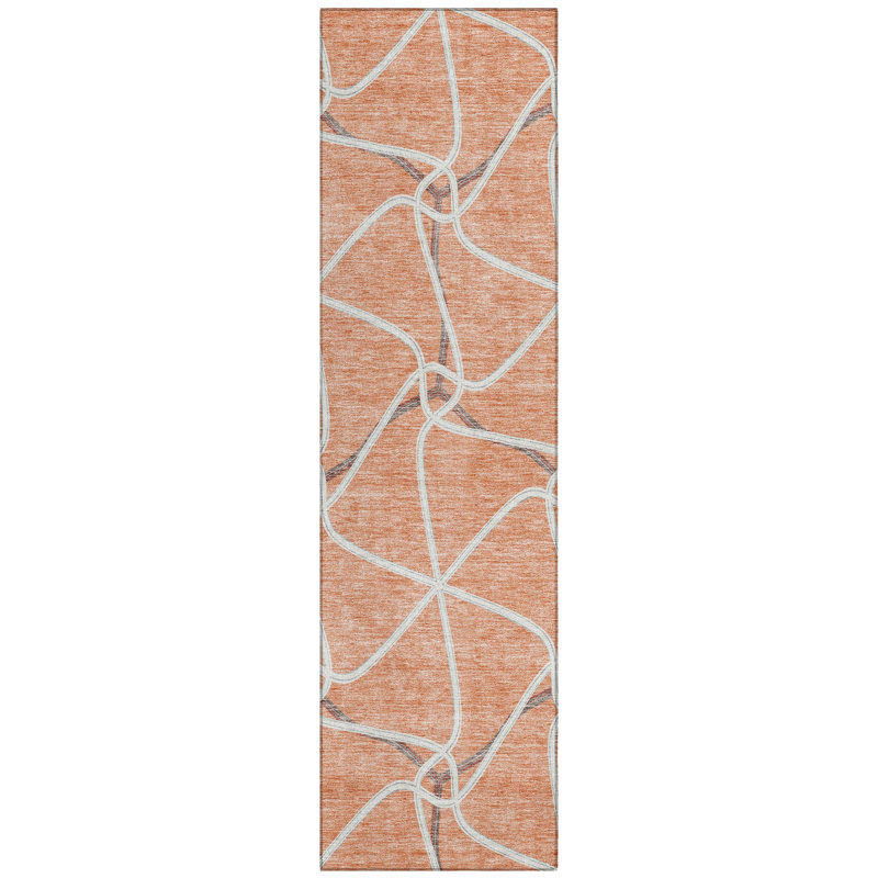  Aleg Area Rug with Non-Slip Backing, Runner 2'3" x 7'6"