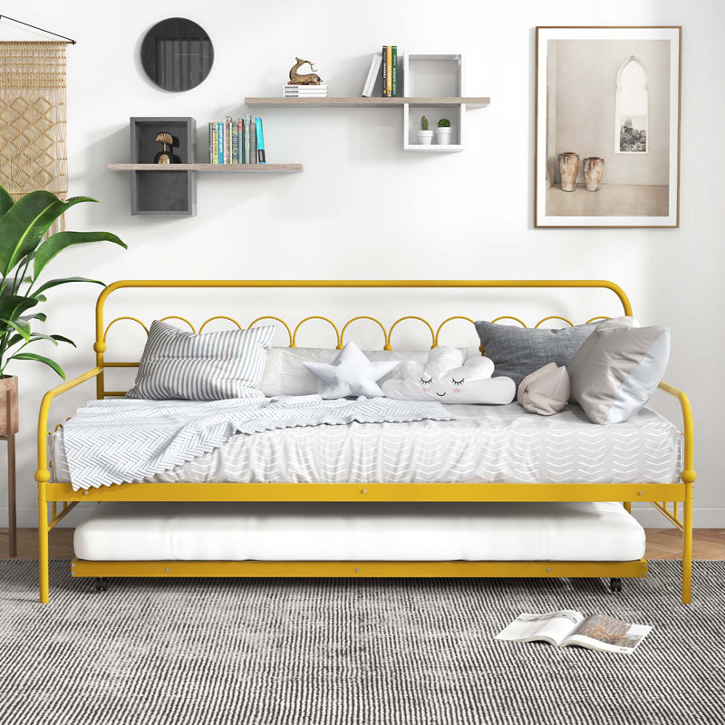 Palko Steel Daybed with Trundle Bed