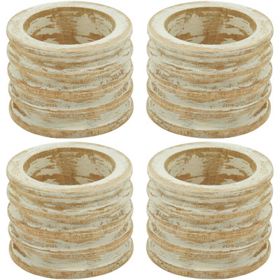 4 Piece Napkin Ring Set