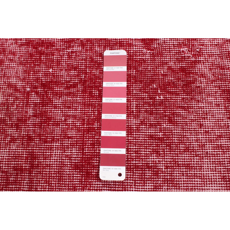 Tapis rouge foncé Danuel 6 pi 9 po x 10 pi 6 po