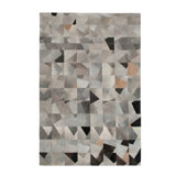 Faceta Cowhide Abstract Area Rug