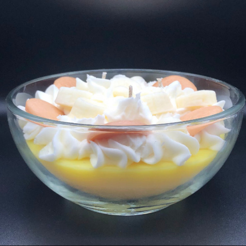Bougie artisanale Banana Pudding Bowl