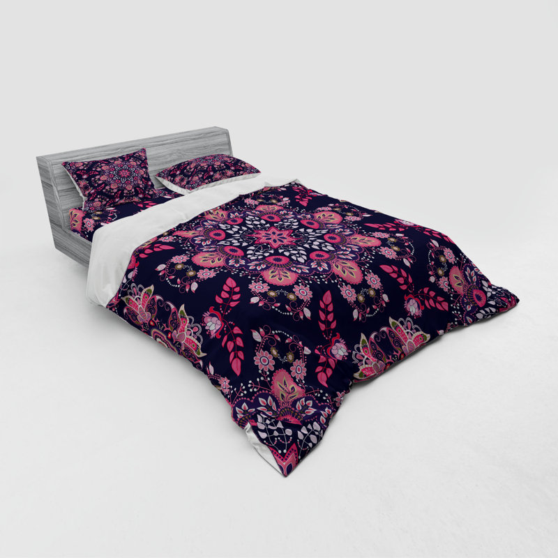 Ensemble de housse de couette Ethnic, Housse de couette grand + 3 pièces supplémentair