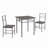 3-Piece Kitchen Dining Room Table Set