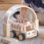 Bus scolaire en bois