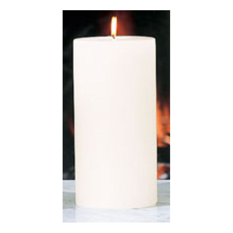 Unscented Pillar Candle, 4" x 10"