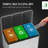 Steel,Plastic Step On Multi-Compartment Rubbish & Recycling Bin - 45L