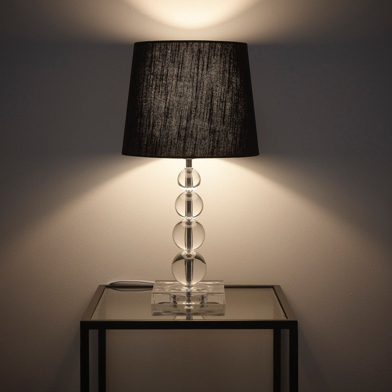 Samee Acrylic Table Lamp, Graphite