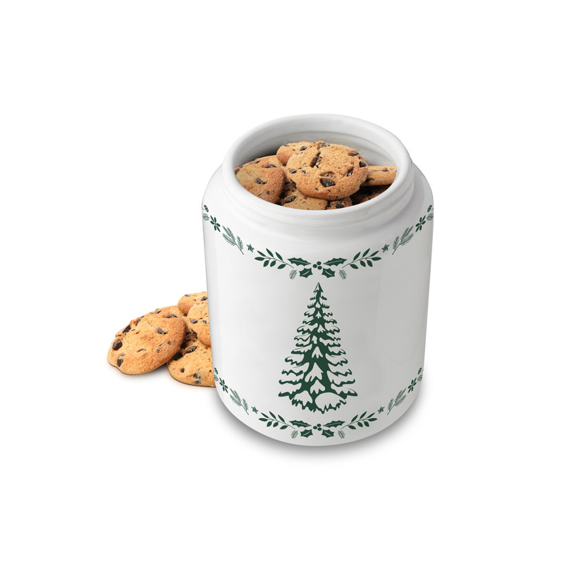 Ceramic Christmas Cookie Jar