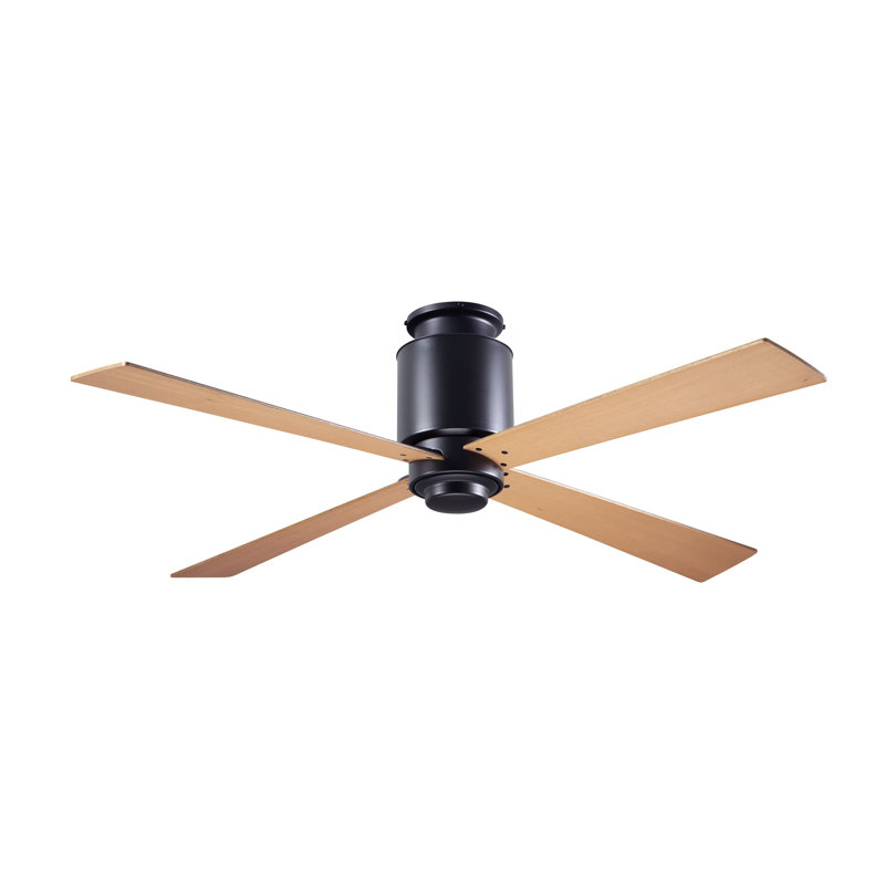 Lapa 50'' Ceiling Fan, Maple, Handheld Remote Control (2-wire), Dark Bronze