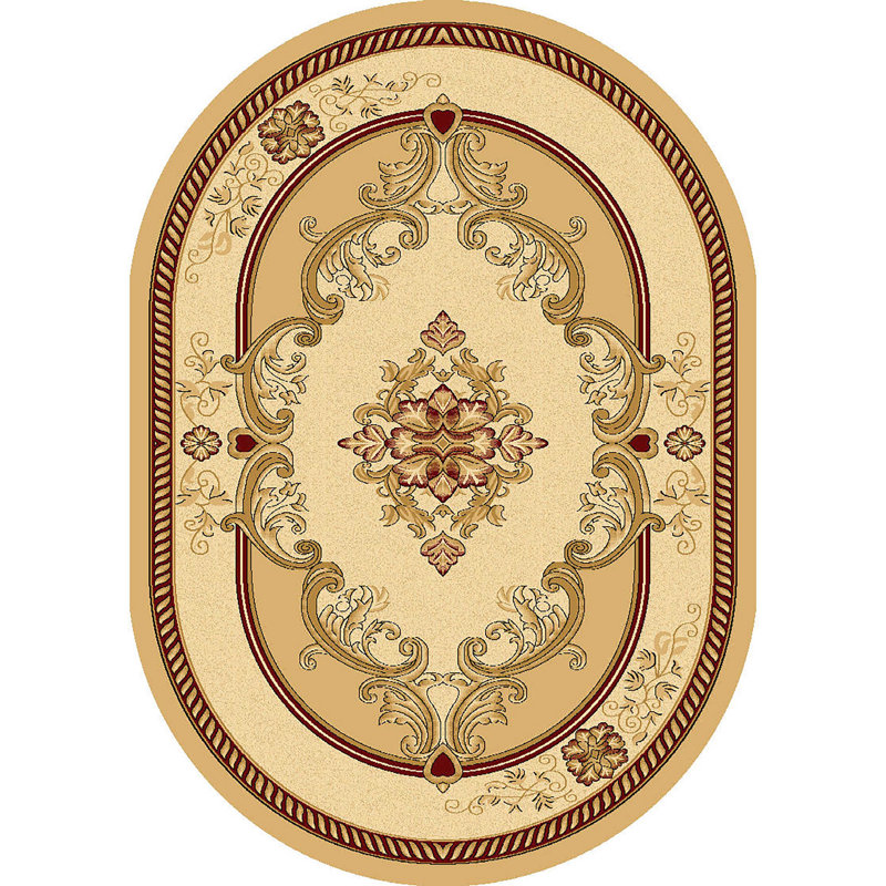 Ramsel Oriental Indoor Rug, Oval 6'6" x 9'2"