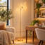 63.4 " Polished Arched Floor Lamp