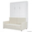 Lit escamotable mural Murphy avec coussin-107507792-107507793