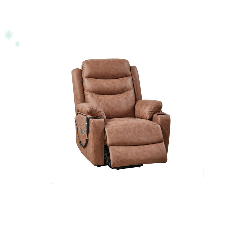 Fauteuil inclinable électrique, Brun