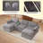 Modular Sectional Sofa, Multifunctional Living Room Furniture-2090101589