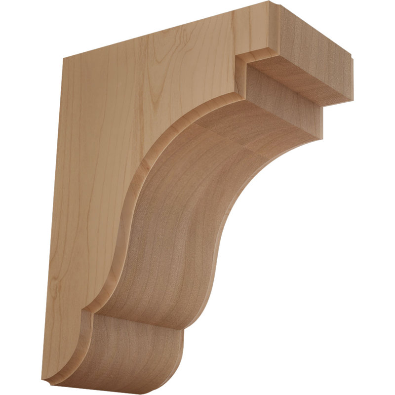 Support en bois Bedford, Aulne, 5,25 po X P 8,5 po X P 11 po H