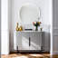 Rithi Round Flat Wall Mirror-769021317
