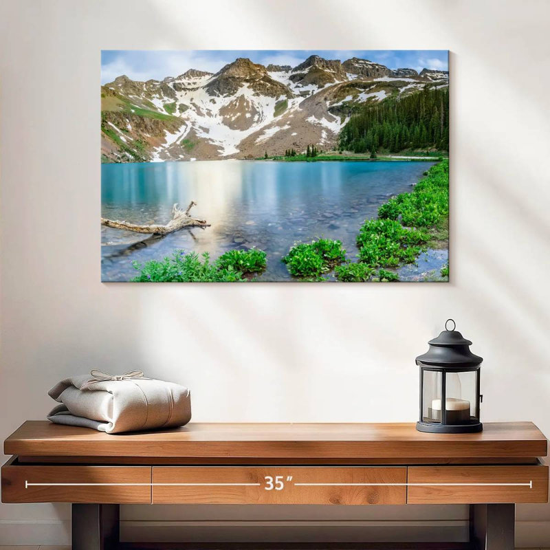 Alvord Blue Lakeside Mountains, 16" H x 24" W