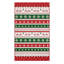 Tapis lavable à la machine Christmas Party - rouge / blanc / vert-1155095715