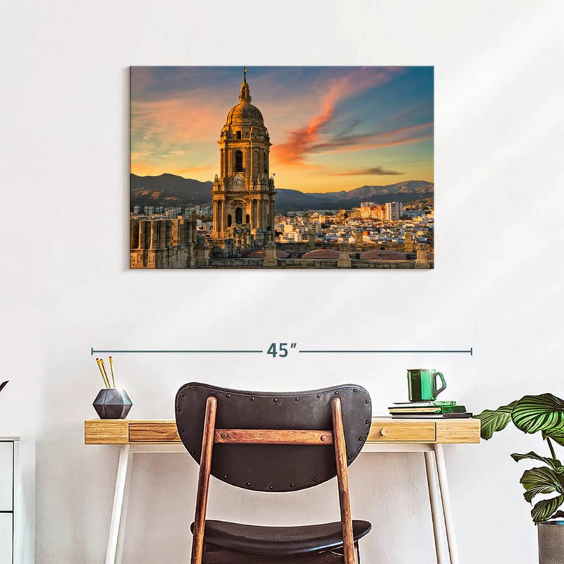 Nicci Malaga Cathedral And Cityscape