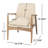 Russell Upholstered Armchair-2099328023