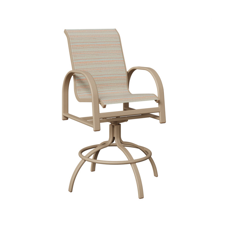 Chaise berçante pivotante Berlin Gardens Murphy Slings, Sahara moucheté, Echo opale