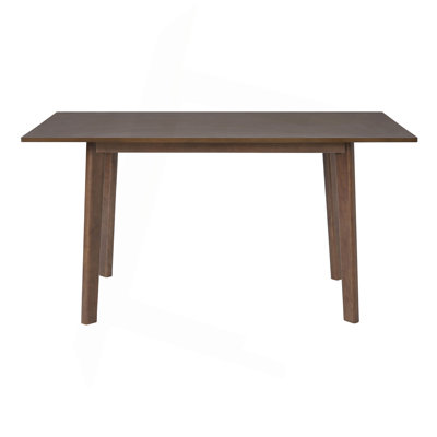 60" Rustic Farmhouse Dining Table - Solid Wood Frame, Minimalist Modern Dining Table For Kitchen, Dining Room, Living Room