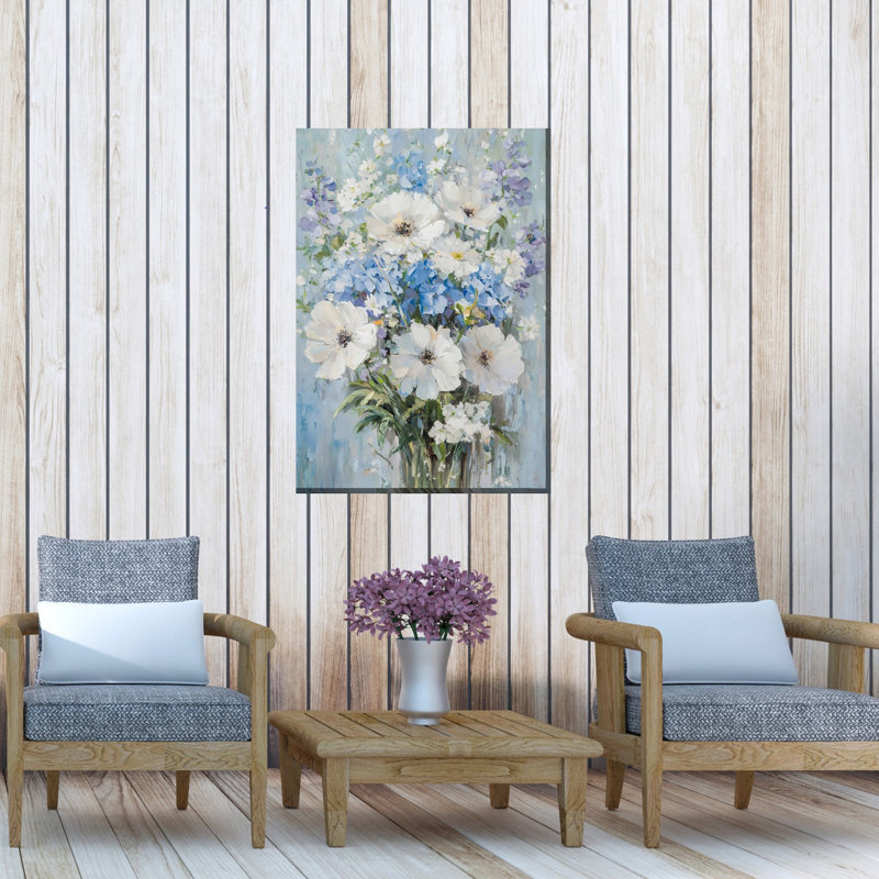 Art sur toile «quelque chose de bleu»
