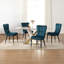 Velvet Upholstered Dining Chair-1209405576