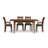 Sarah 4 - Person Solid Wood Top Four Leg Dining Set-16848868-37101030-39921217