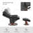 Kimmons Reclining Chairs with Ottoman, 360 Degrees Swivel Recliners with Massage, Faux Leather-1563903952
