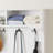 Hall Tree with Bench, Shoe Storage and Coat Hooks-1829238880